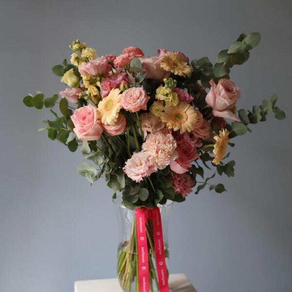 Flower subscription "In a vase" (4 deliveries) - Размер L