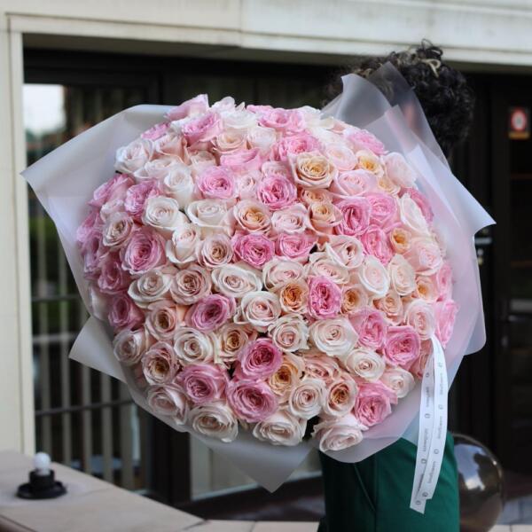 Mix of different garden roses - 101 роз