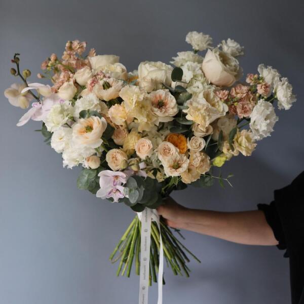 Watercolor signature bouquet - Размер M