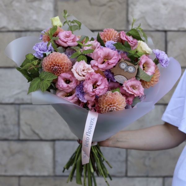 Bouquet "Scarlet Flower" - Размер L