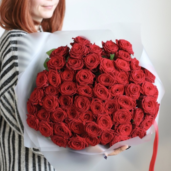 Red roses - 59 роз