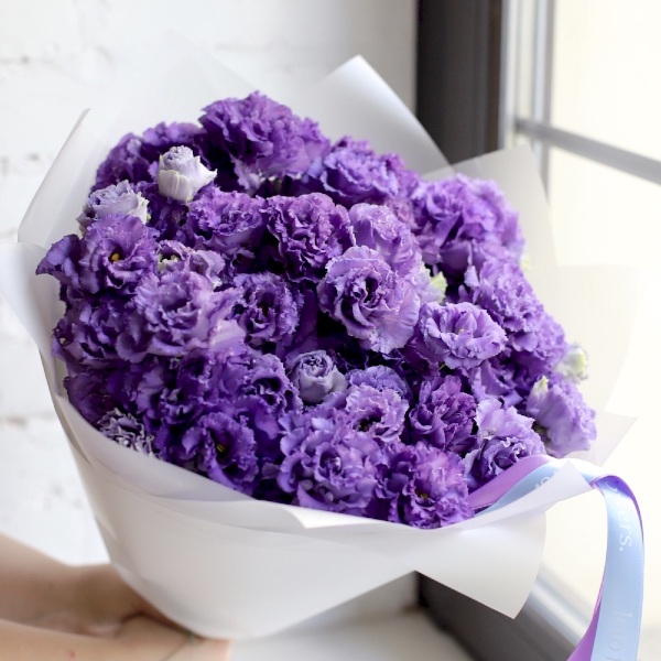 Purple Lisianthus - 19 эустом 