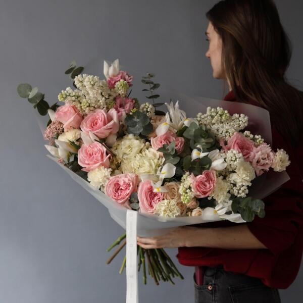 Pink signature bouquet - Размер L