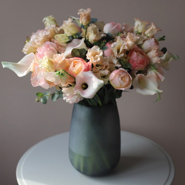 Peachy bouquet in a vase  - Размер L 