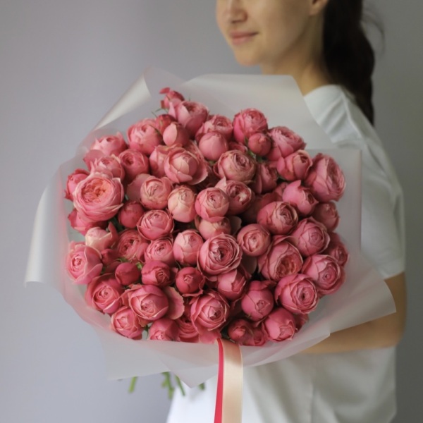 Silva Pink spray rose - 19 кустовых роз