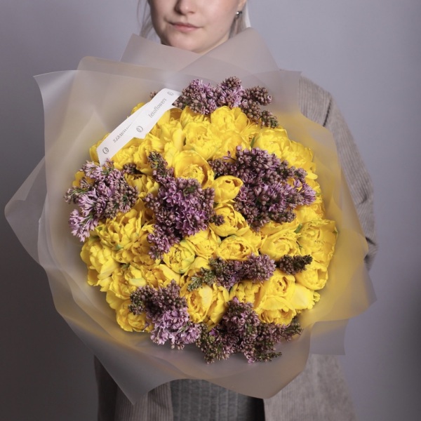 LIlac with Tulips - Размер M