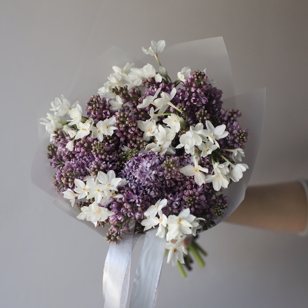 Lilac with Daffodils - Размер S