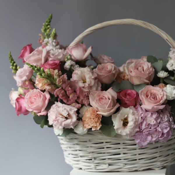 Pink Signature basket -  Размер L 