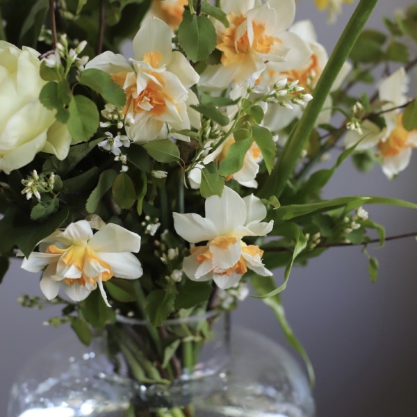 Sunny bouquet in a vase - Размер L