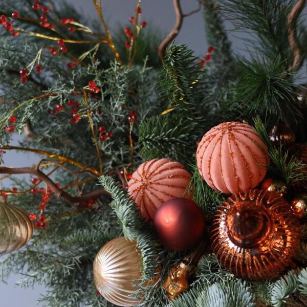 New Year basket "Tangerine pie" - Размер XL