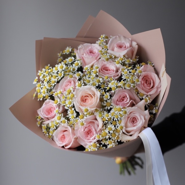 O'hara garden roses with Chamomile - Размер S