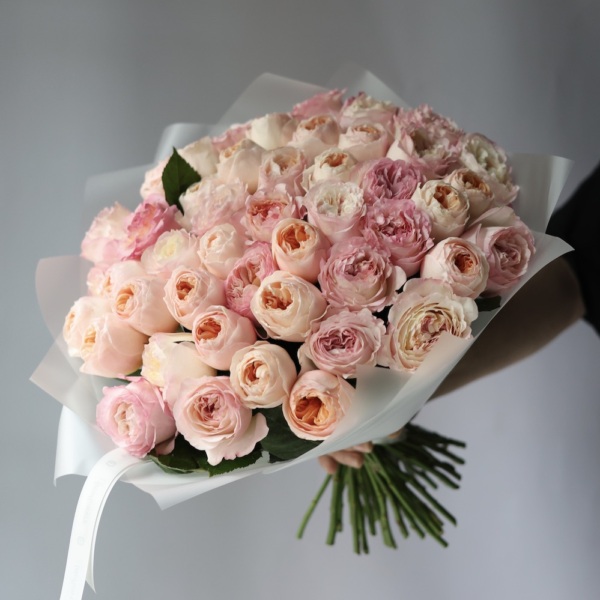 Mix of different garden roses -  47 роз 