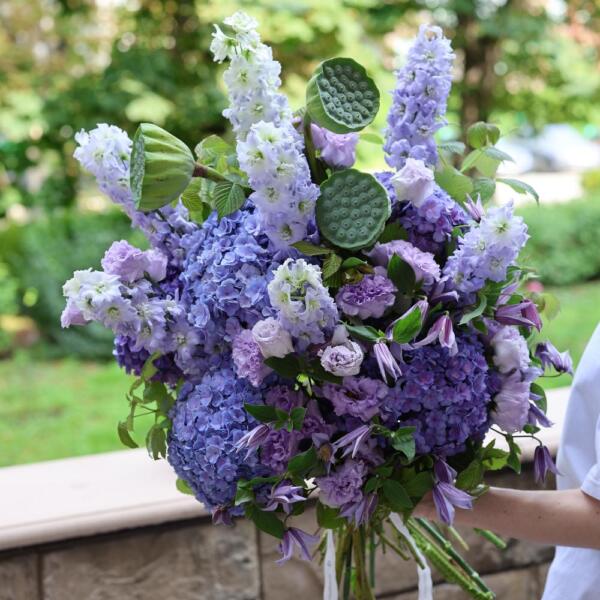 Signature bouquet 'Lavender Raf' - Размер M