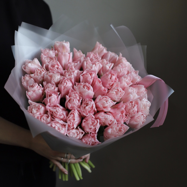 Pink Tulips Dreamer -  49 тюльпанов 