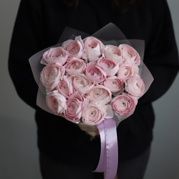 Light-Pink Ranunculus -  19 ранункулюсов 