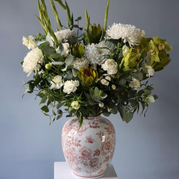 Flower subscription "In a vase" (4 deliveries) - Размер XL