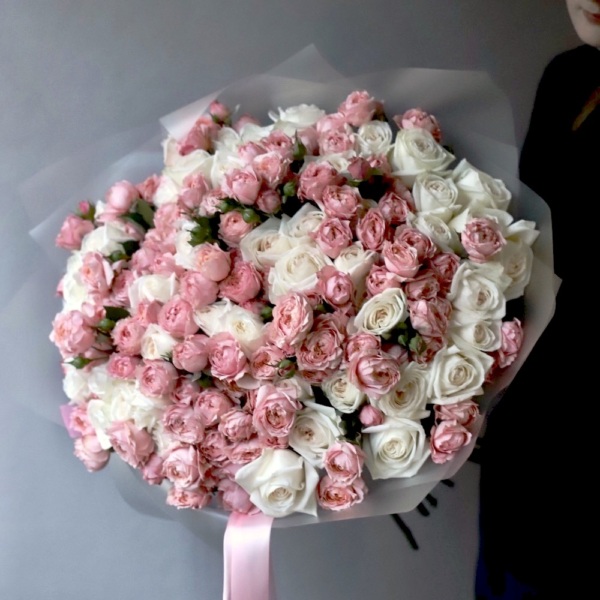 Garden roses with Spray garden roses - Размер XL