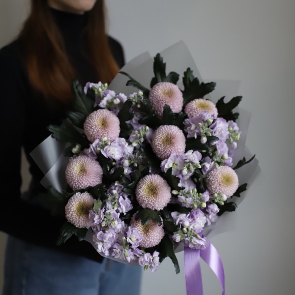 Chrysanthemum with Spray Stock -  Размер S 