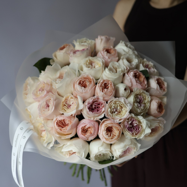 Mix of different garden roses - 35 роз