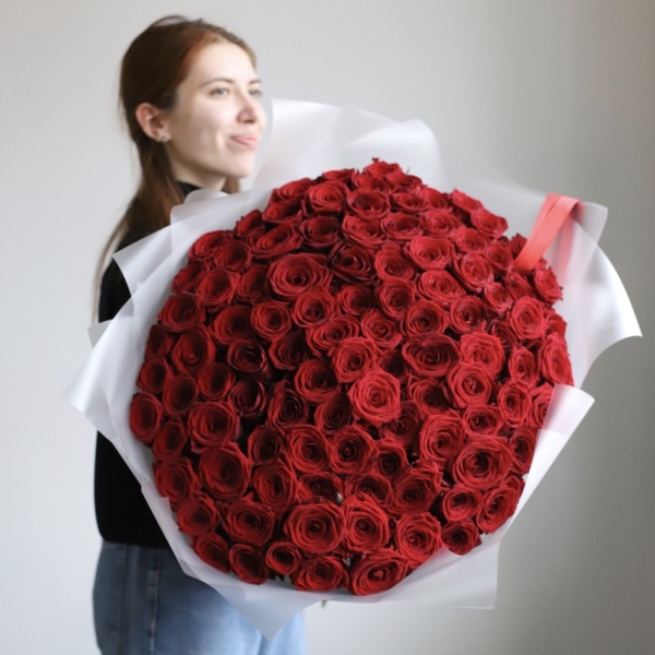 Red roses -  101 роза 