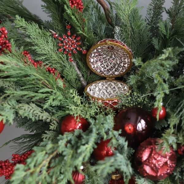 New Year basket "Red Velvet" - Размер M