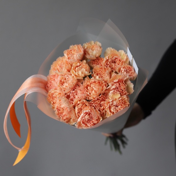Orange Carnations - 19 гвоздик