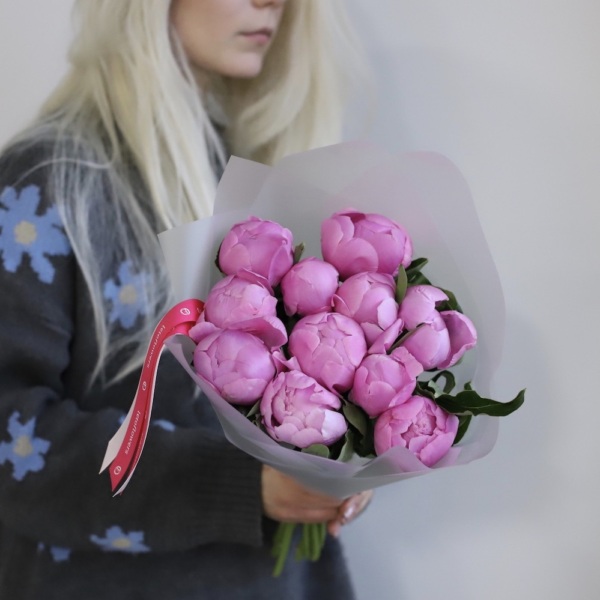 Fuchsia Peony - 9 пионов