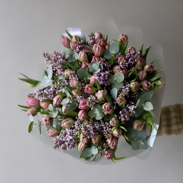 LIlac with Tulips - Размер M