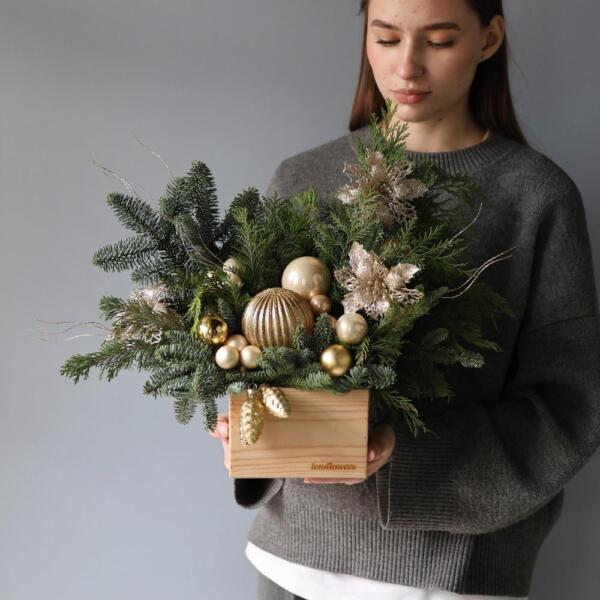 New Year 'Champagne splashes' - Размер S