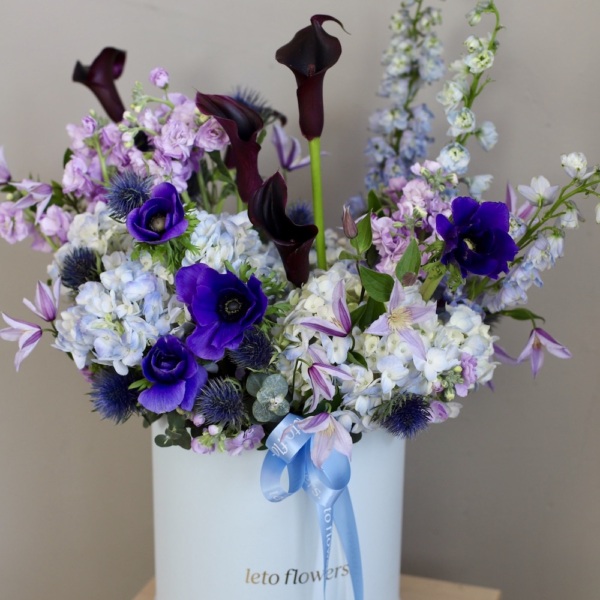 Blueberry signature hat box -  Размер L 