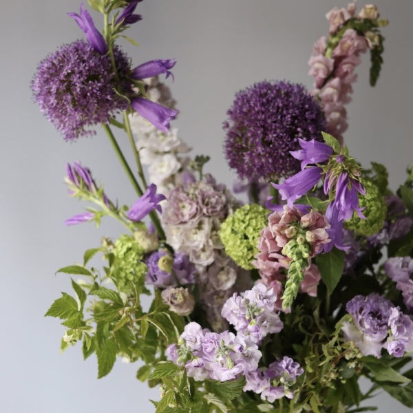 Lavender bouquet in a vase