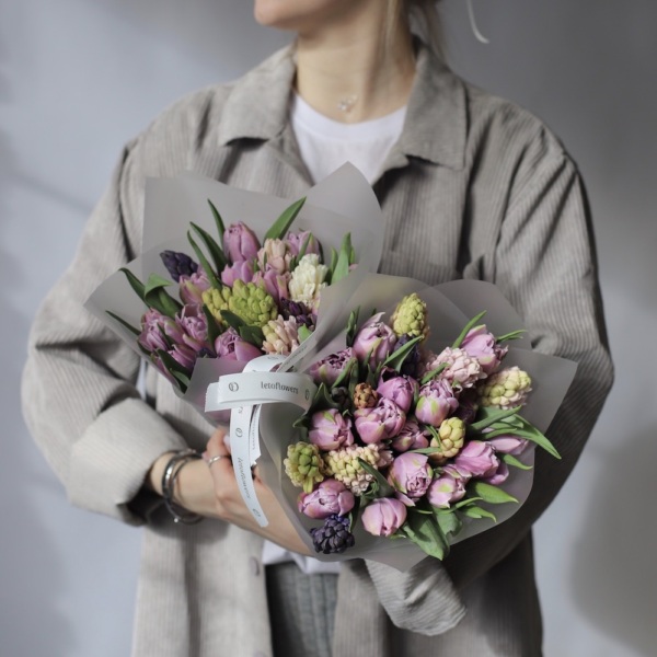 Tulips and Hyacinthus - Размер S 