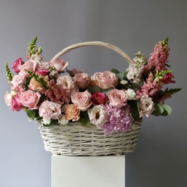 Pink Signature basket -  Размер L 