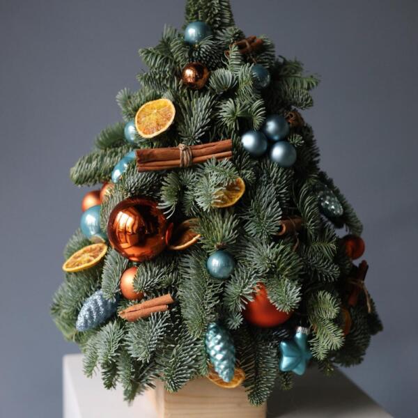 Mini Christmas Tree 'Blue orange'