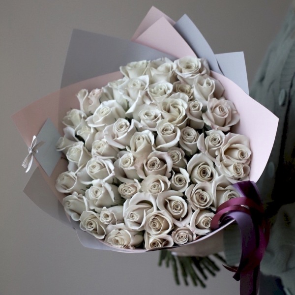 Nude roses - 49 роз