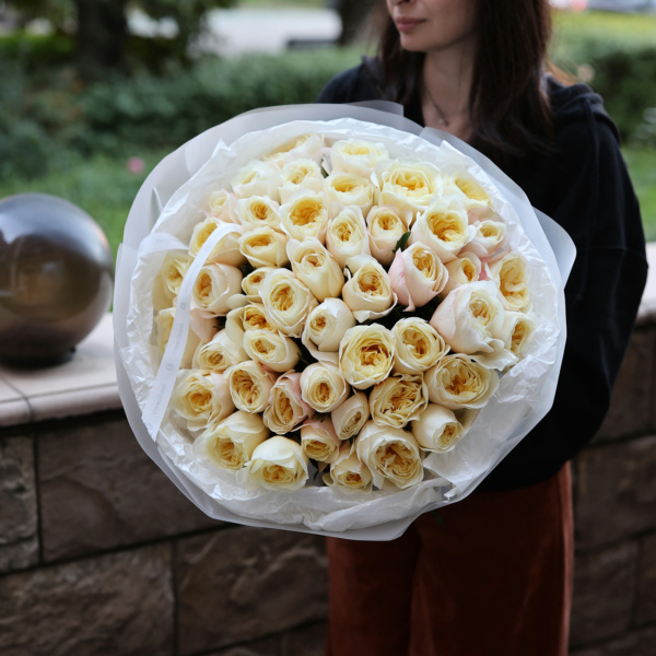 Bouquet of Ecuadorian Roses “Fatima Garden” - 49 роз