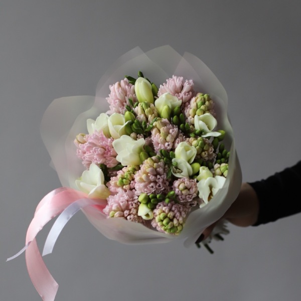 Hyacinthus with Freesia - Размер S