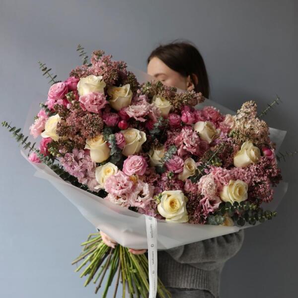 Watercolor signature bouquet - Размер XL