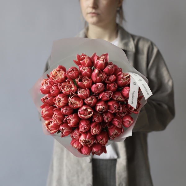 Bright-pink Tulips - 39 тюльпанов