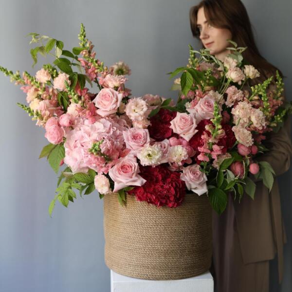 Pink Signature basket - Размер L