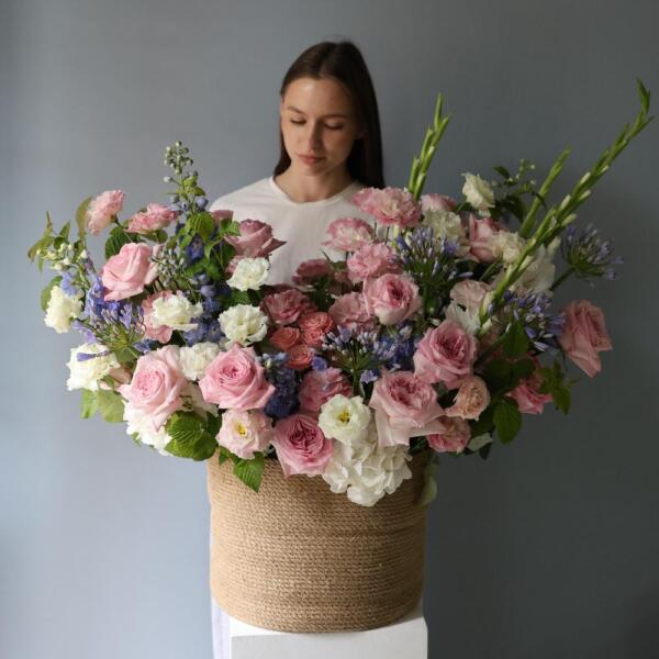 Pink Signature basket - Размер XL