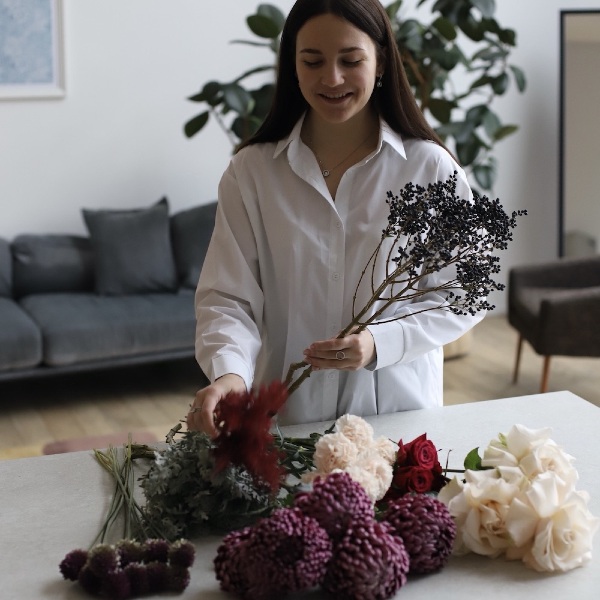 Flower subscription "DIY" (4 deliveries)