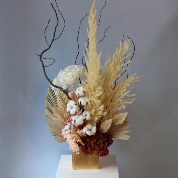 Preserved Flower Arrangement Sunset in the Savannah