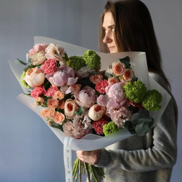 Watercolor signature bouquet - Размер M