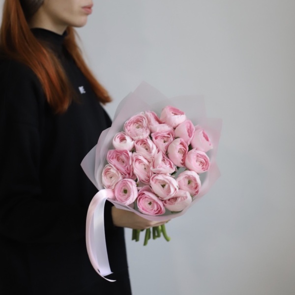 Light-Pink Ranunculus -  19 ранункулюсов 