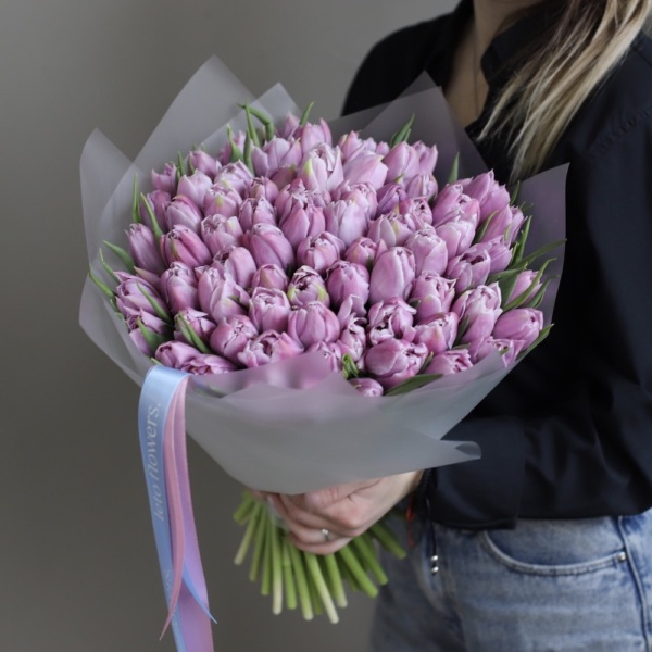 Lilac Tulips Katinka - 75 тюльпанов