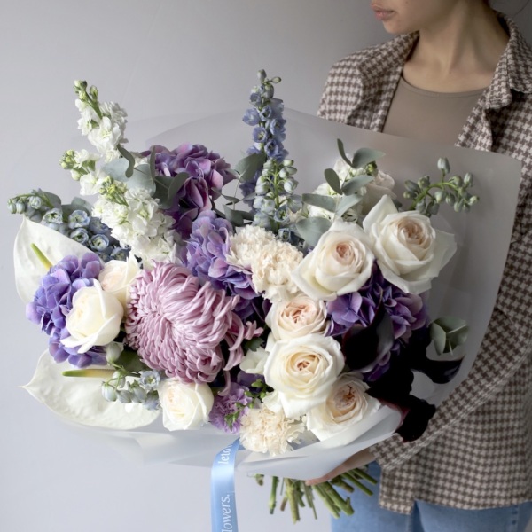 Lavender signature bouquet - Размер L