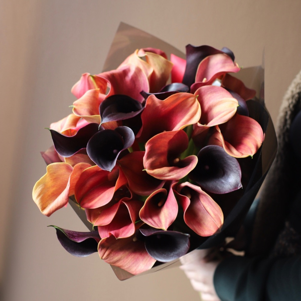 Mixed color Calla Lilies - 29 калл