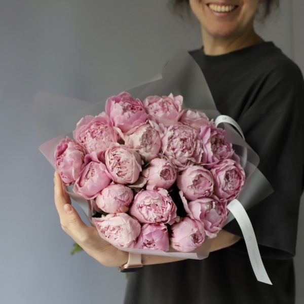 Pink Peony -  19 пионов 