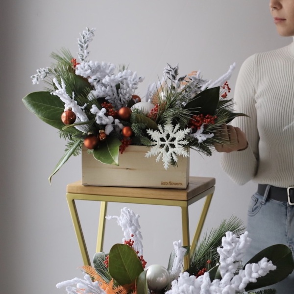 New Year set for home 'Tangerine pie' - Ящик M